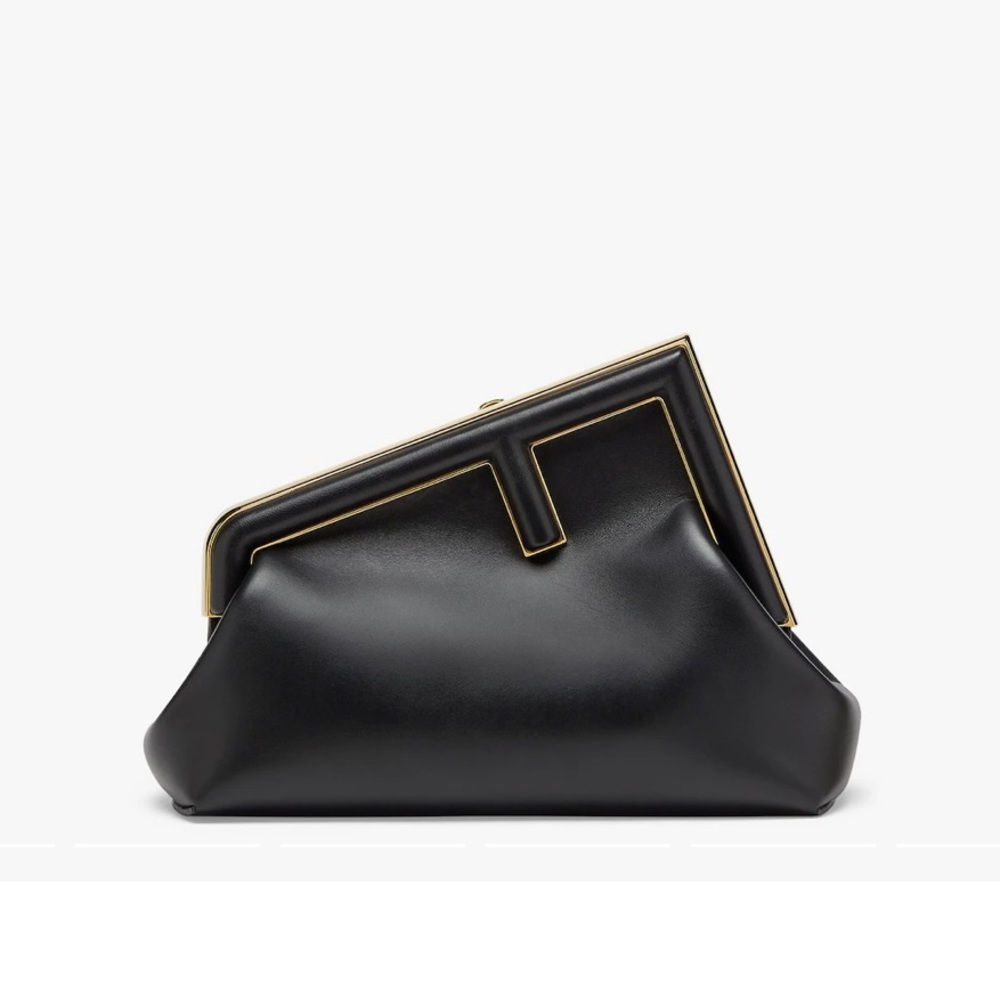 Fendi - First Small Black crossbody. Converts to a clutch.